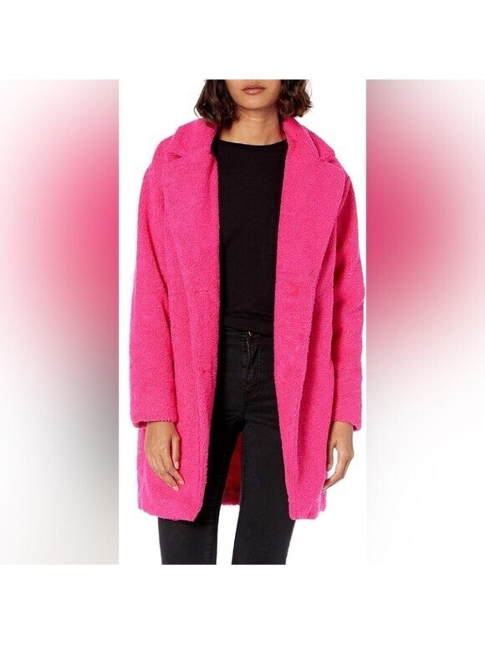 Daily Ritual Women's Teddy Bear Fleece Coat